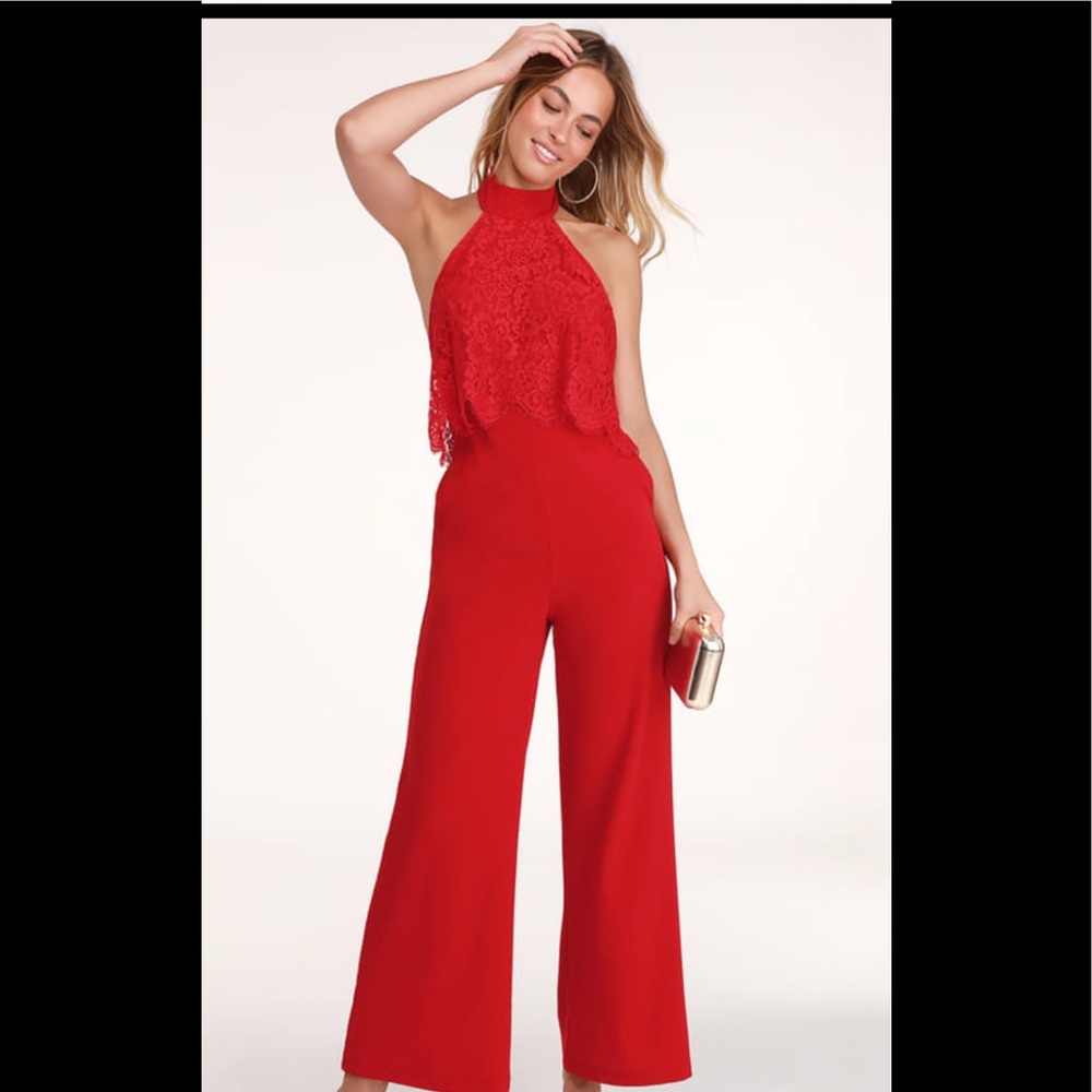 Brand new red jumpsuit